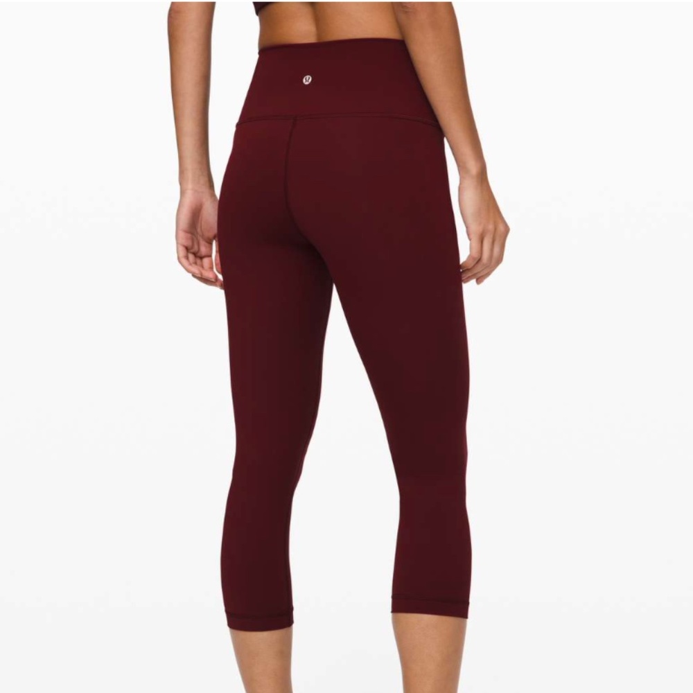 Lululemon Wunder Under Crop (Hi-Rise) *Full-On Luxtreme 21"